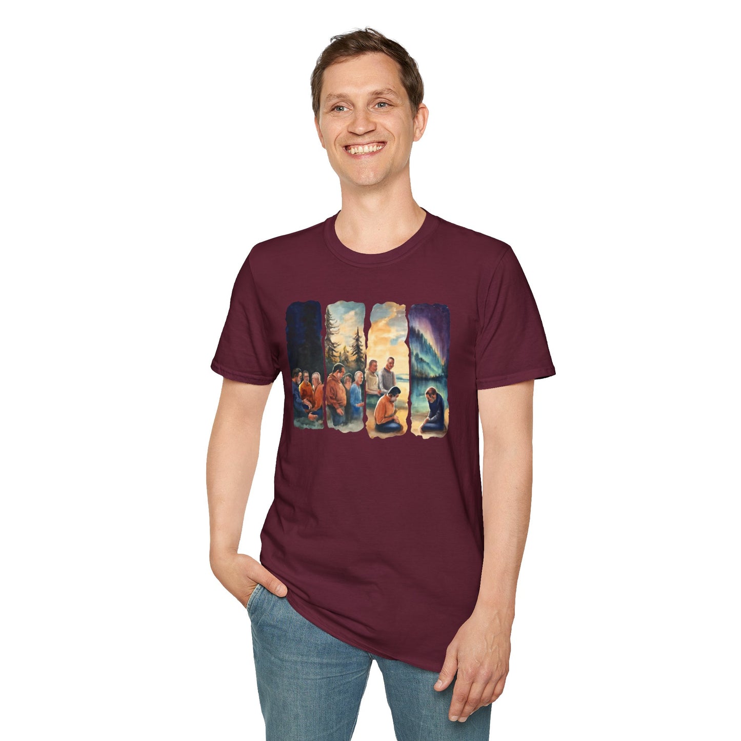 Men Praying T-Shirt