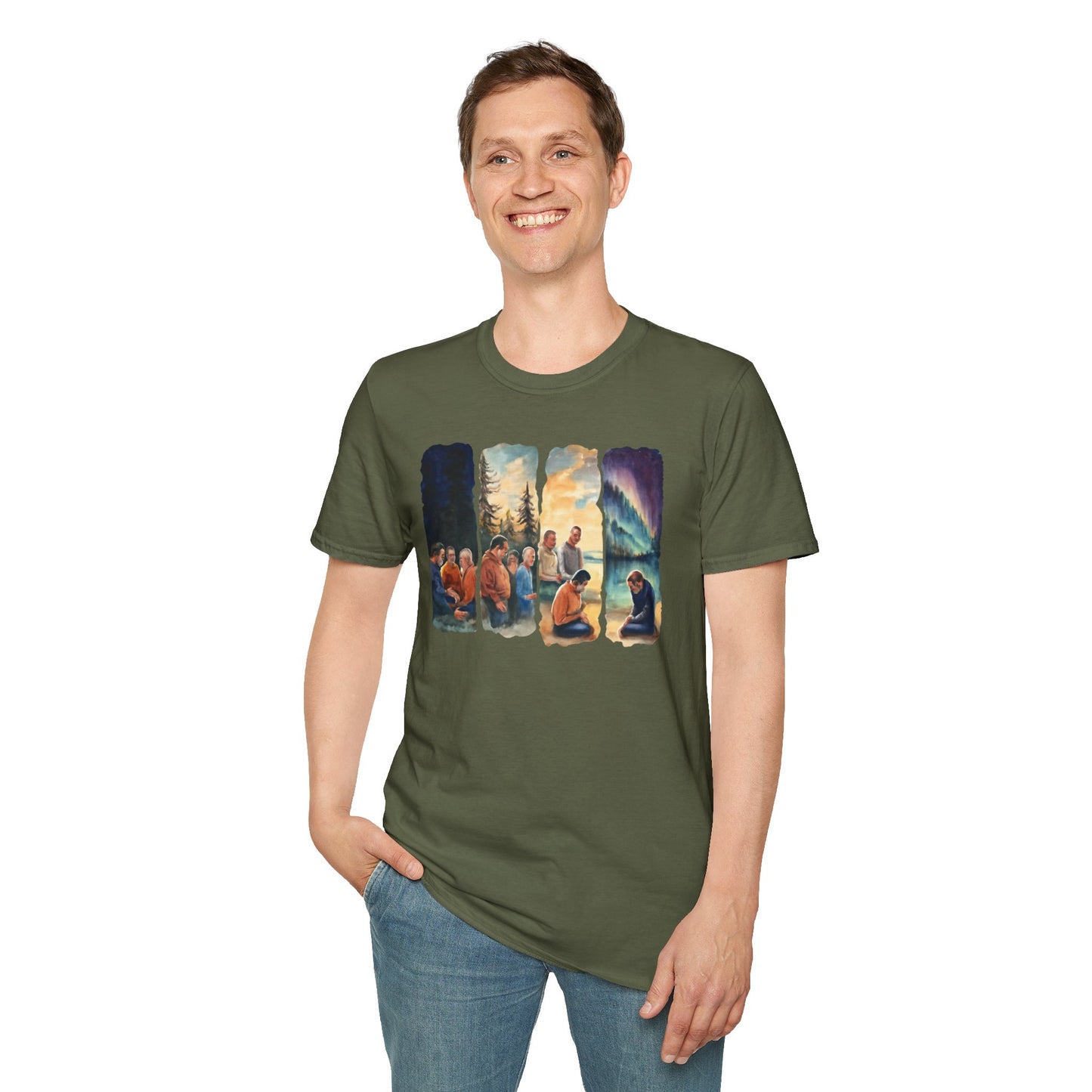 Men Praying T-Shirt