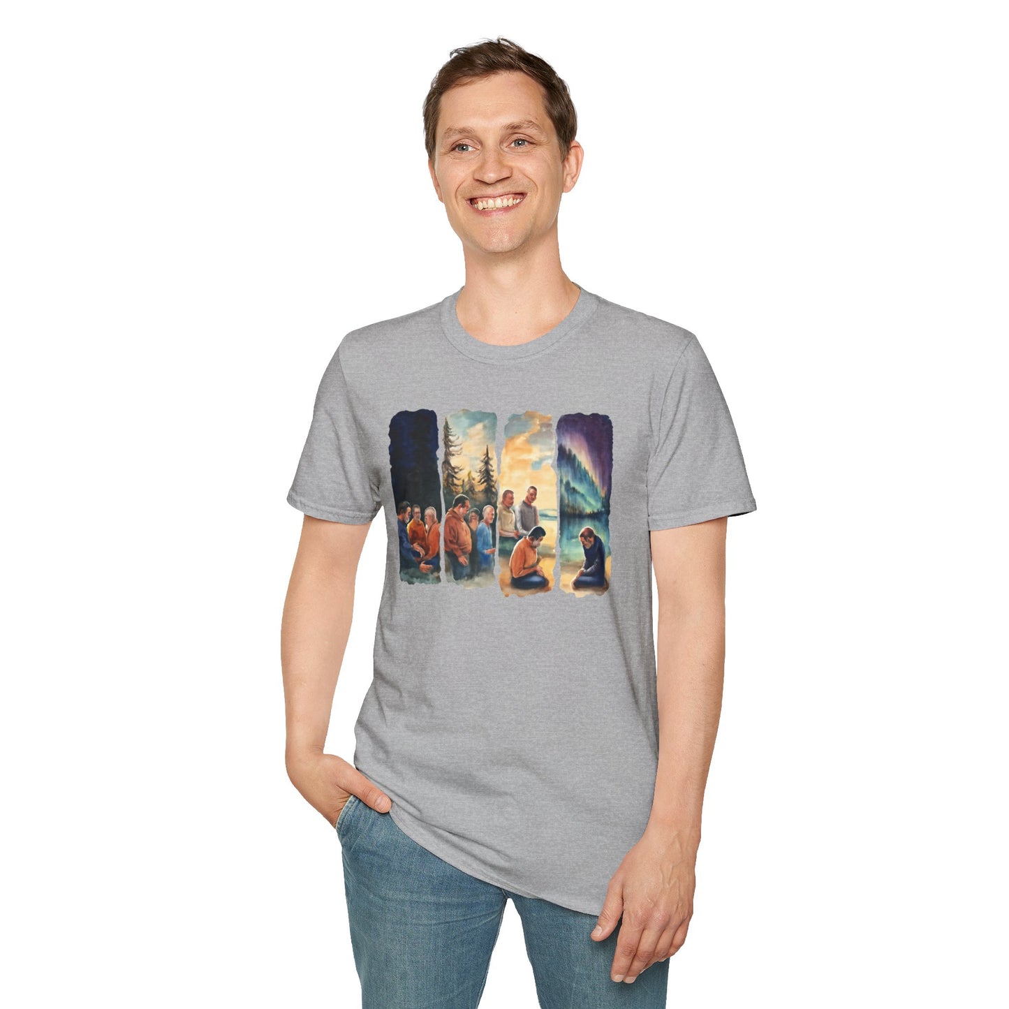 Men Praying T-Shirt