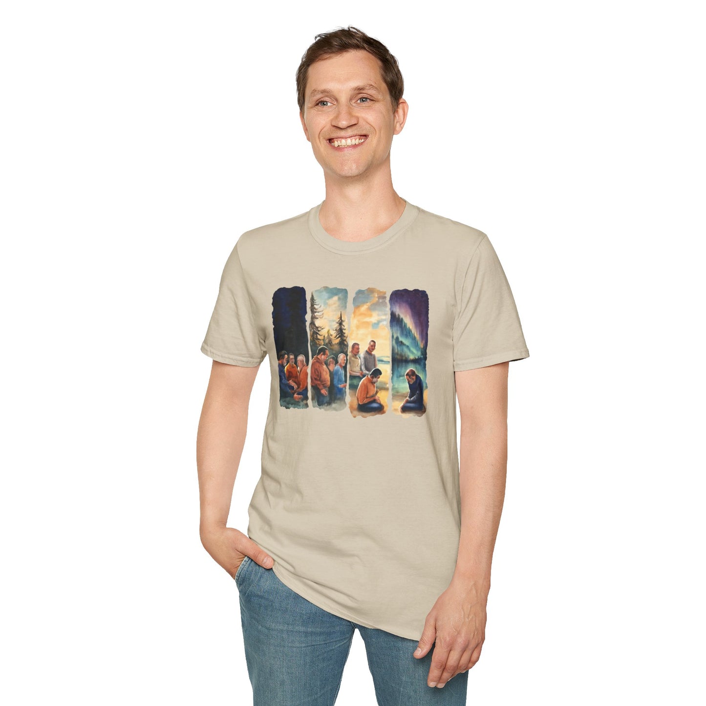 Men Praying T-Shirt