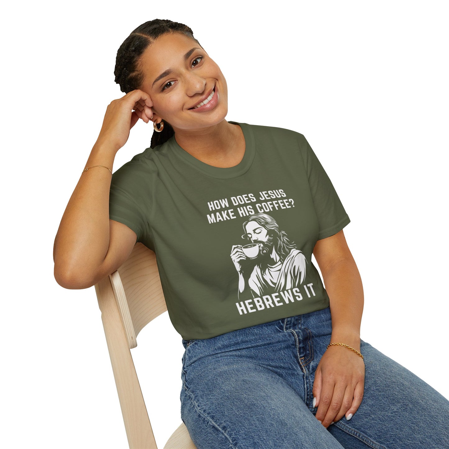 Jesus, Hebrews Coffee T-Shirt