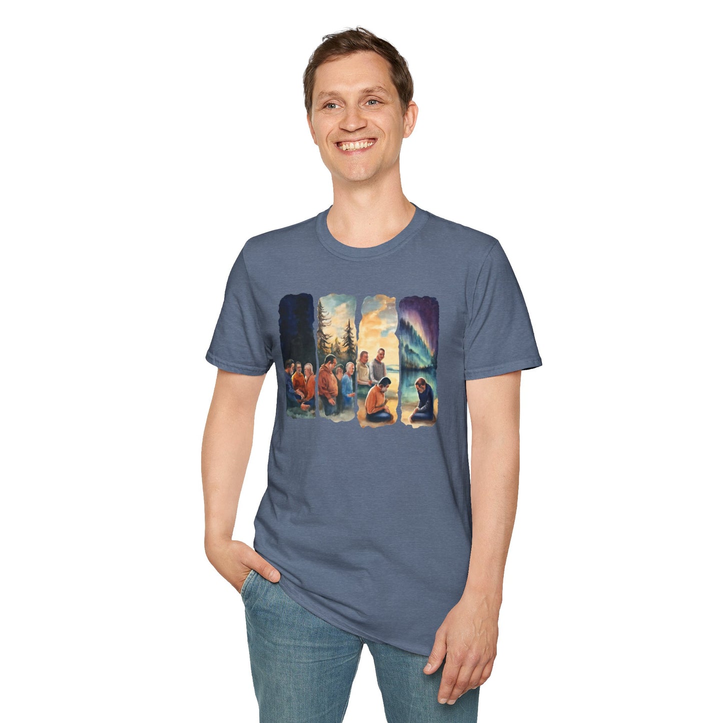 Men Praying T-Shirt