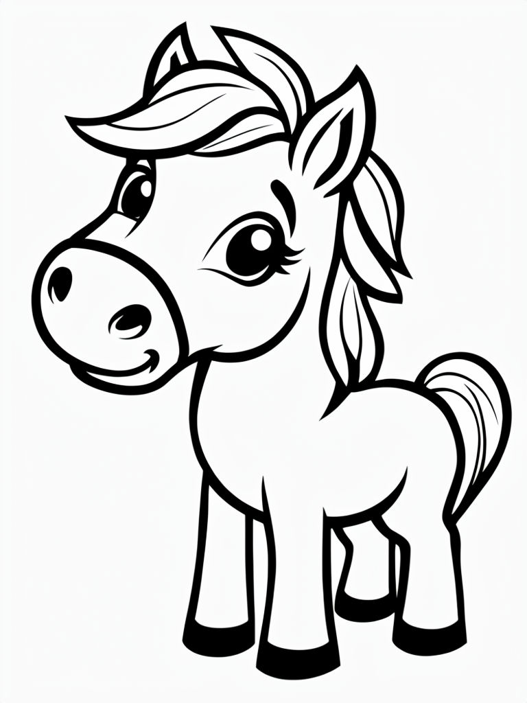 Horse Coloring Page