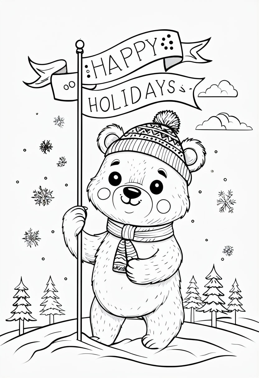 Bear Coloring Page