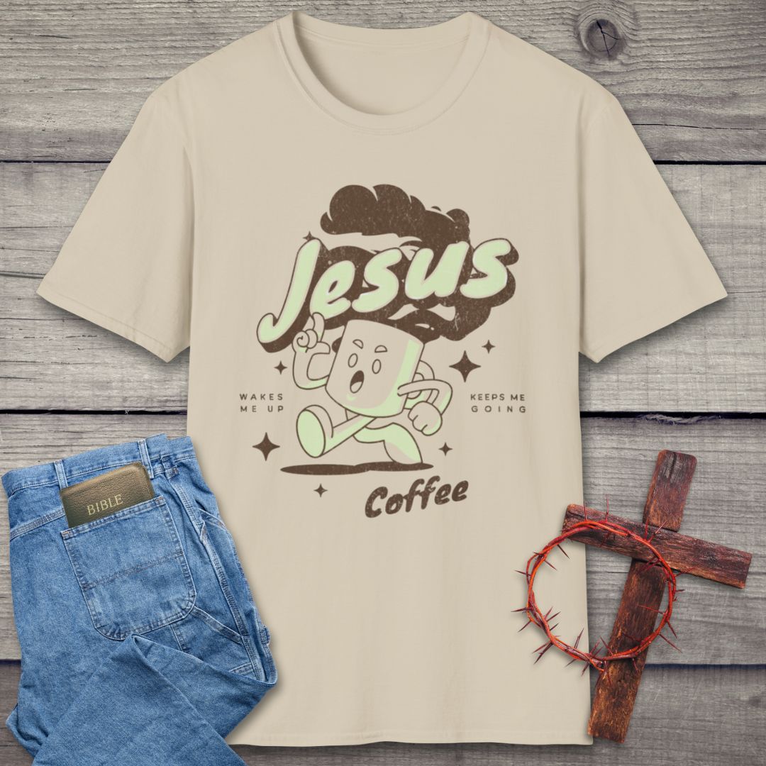 Jesus Wakes Me Up T-Shirt
