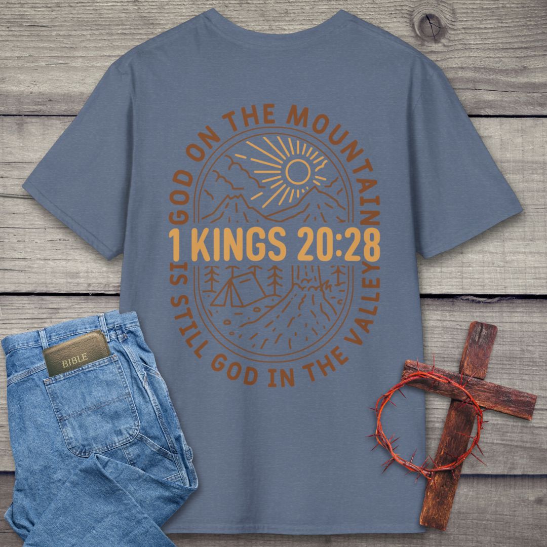 God On The Mountain Back Graphic T-Shirt