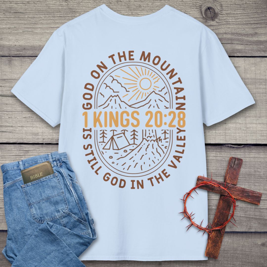 God On The Mountain Back Graphic T-Shirt