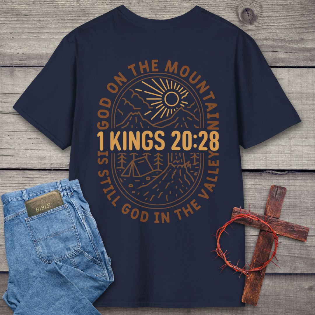 God On The Mountain Back Graphic T-Shirt