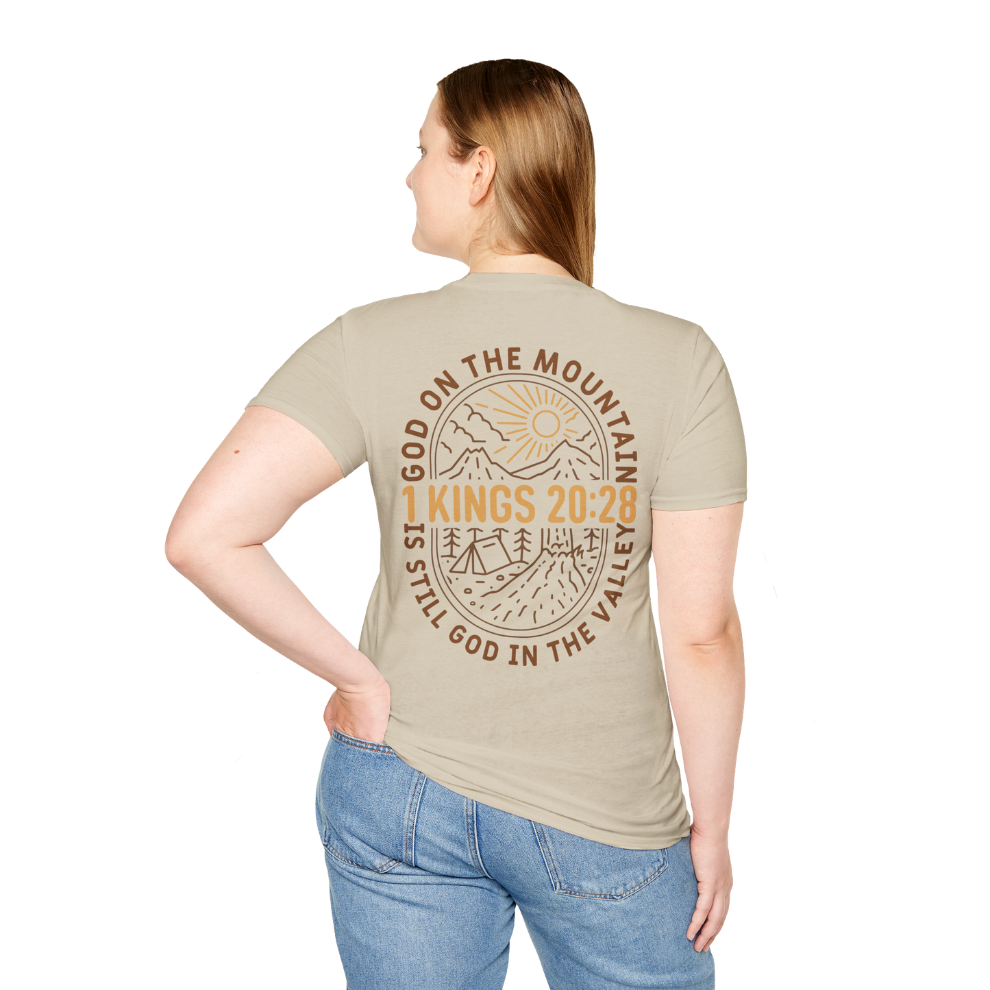 God On The Mountain Back Graphic T-Shirt