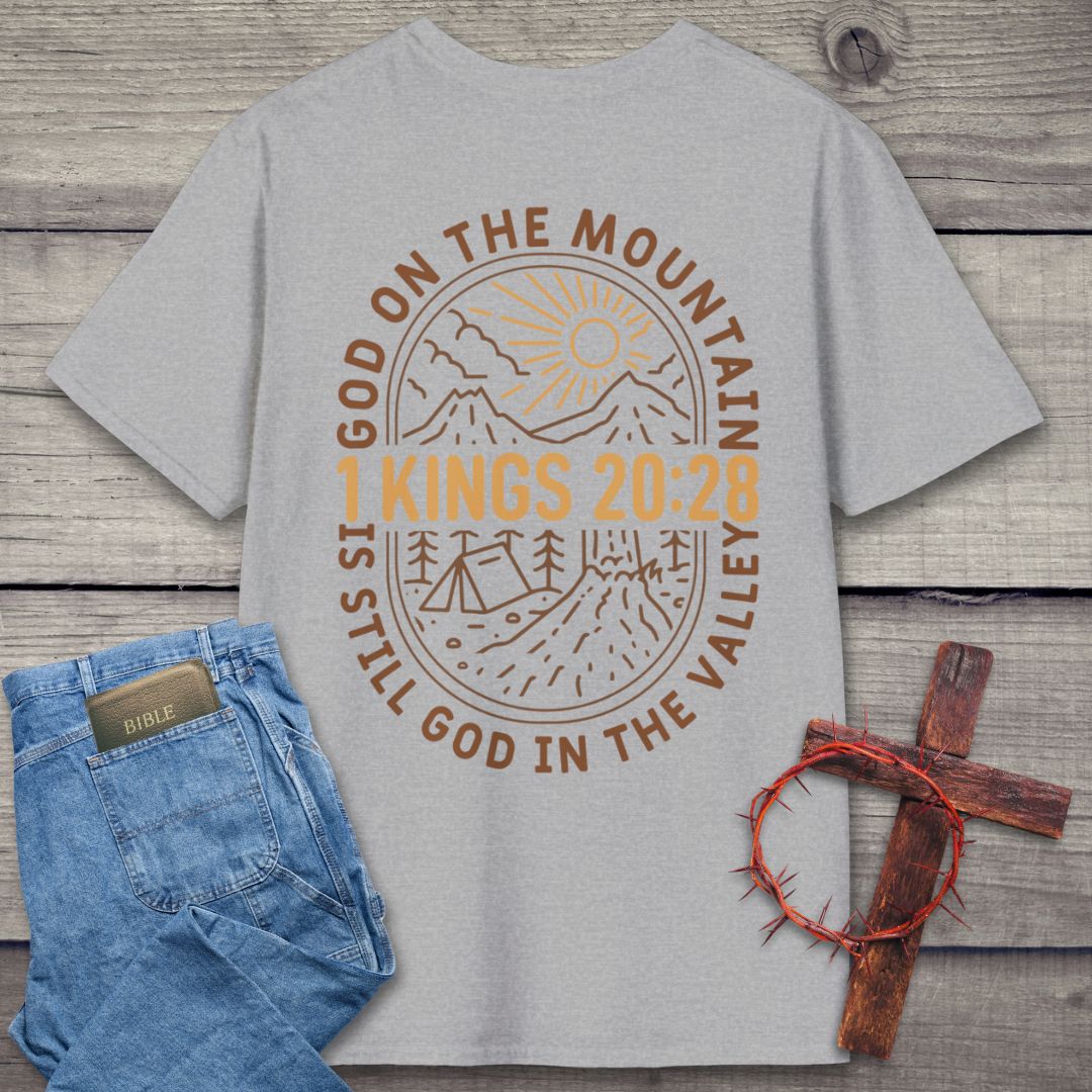 God On The Mountain Back Graphic T-Shirt