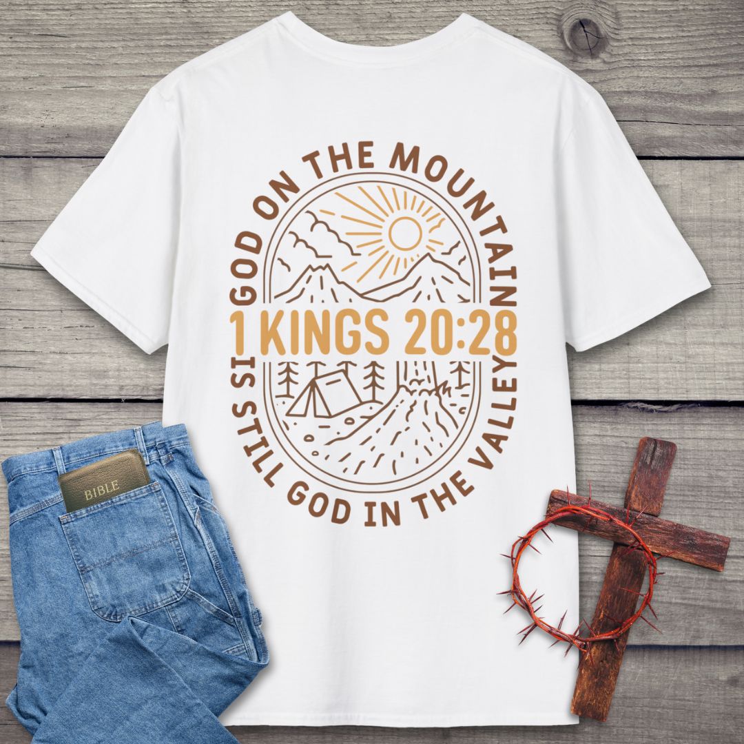 God On The Mountain Back Graphic T-Shirt