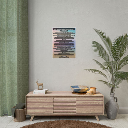 Christian House Rules Poster