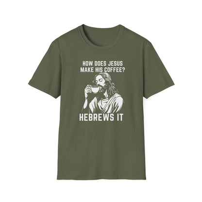 Jesus, Hebrews Coffee T-Shirt