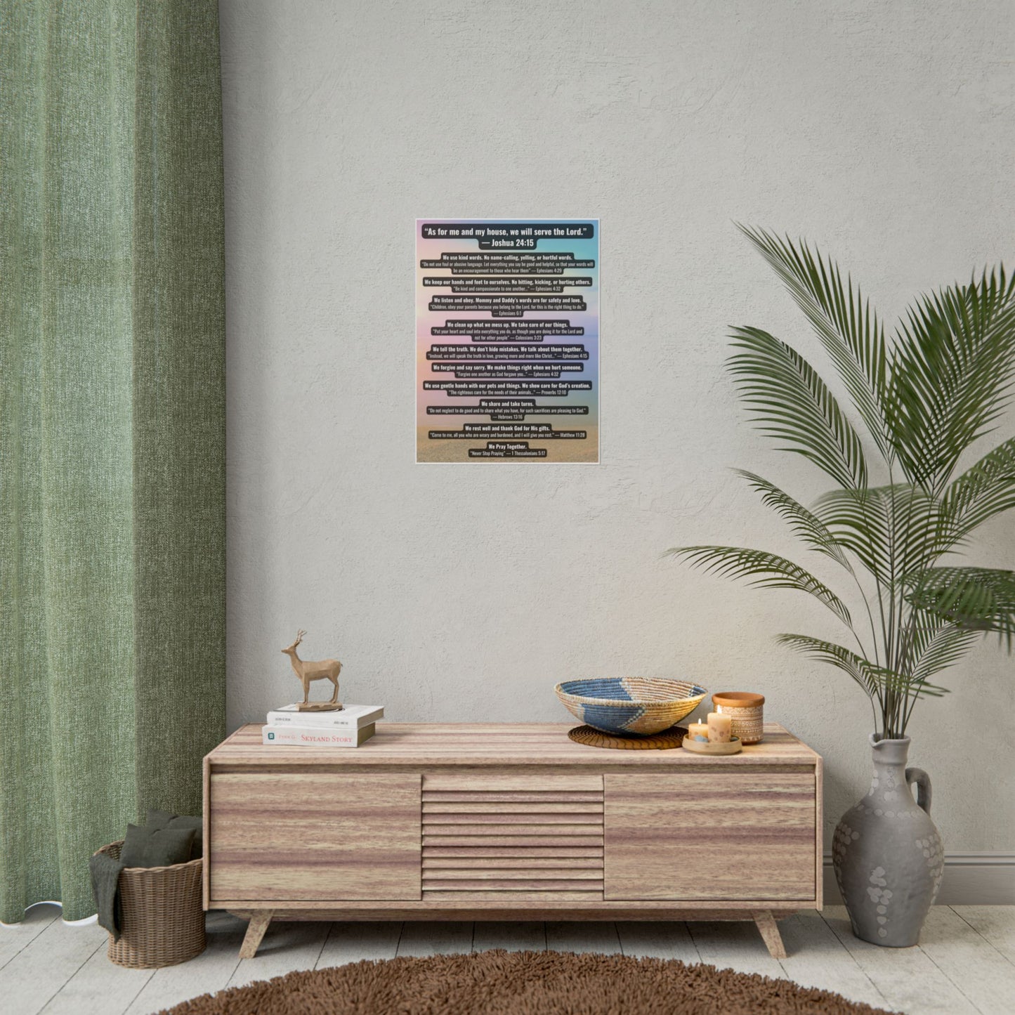 Christian House Rules Poster