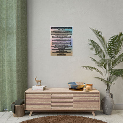 Christian House Rules Poster