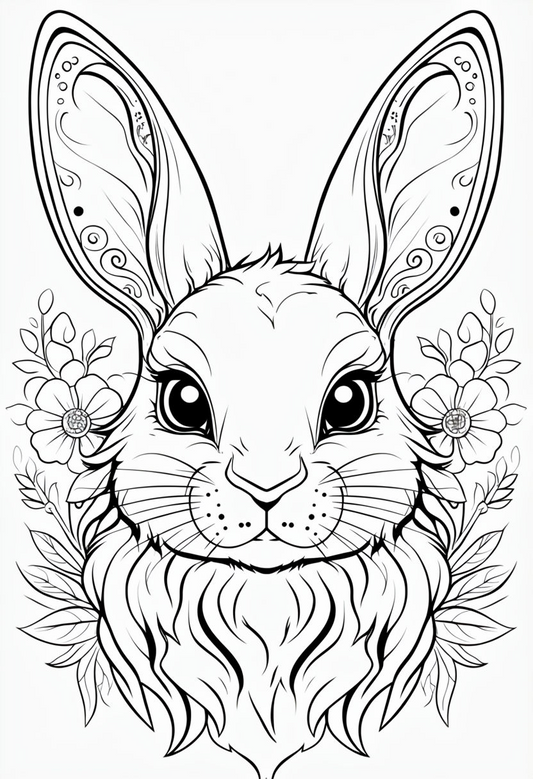 Rabbit Coloring Page
