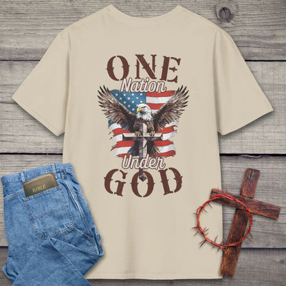 One Nation Under God Back Graphic T-Shirt