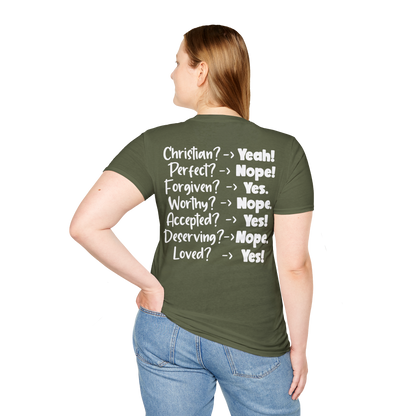 Christian? Yeah! Back Graphic T-Shirt