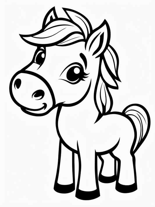Horse Coloring Page