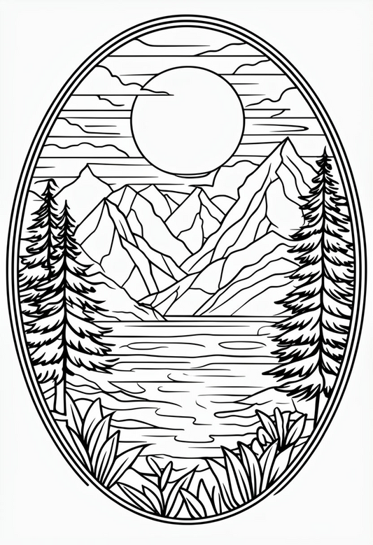 Nature Coloring Page