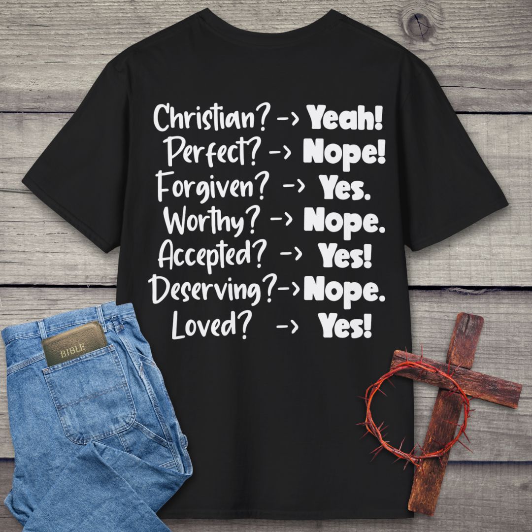 Christian? Yeah! Back Graphic T-Shirt
