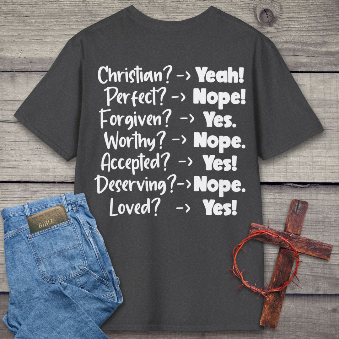 Christian? Yeah! Back Graphic T-Shirt