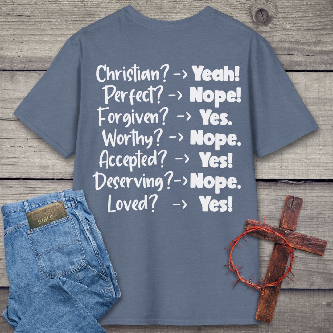 Christian? Yeah! Back Graphic T-Shirt