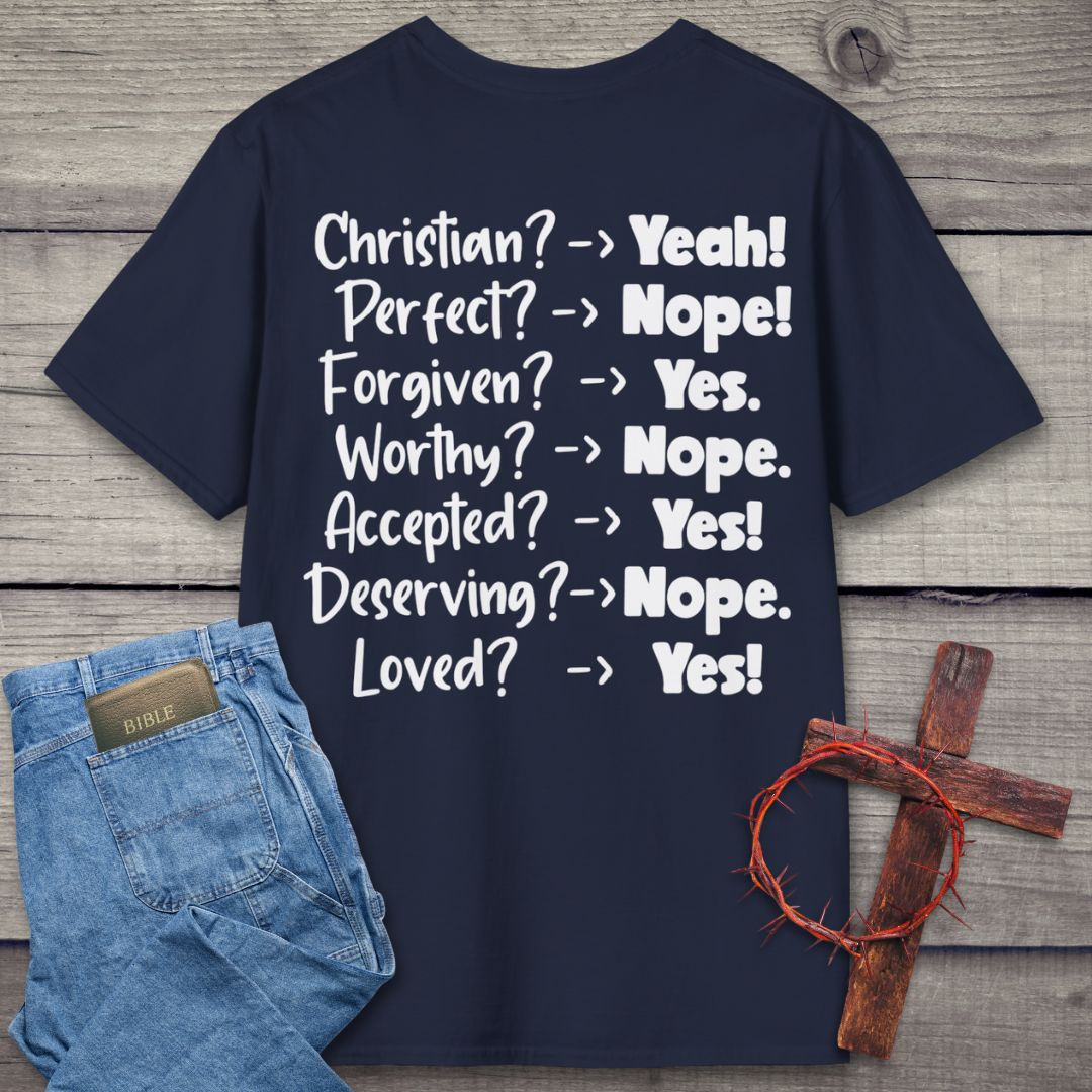 Christian? Yeah! Back Graphic T-Shirt