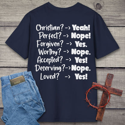 Christian? Yeah! Back Graphic T-Shirt