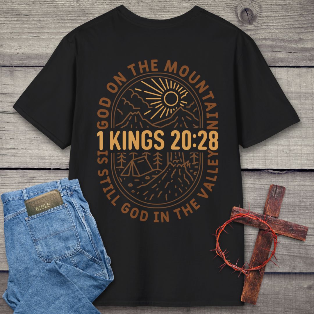 God On The Mountain Back Graphic T-Shirt