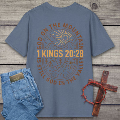 God On The Mountain Back Graphic T-Shirt