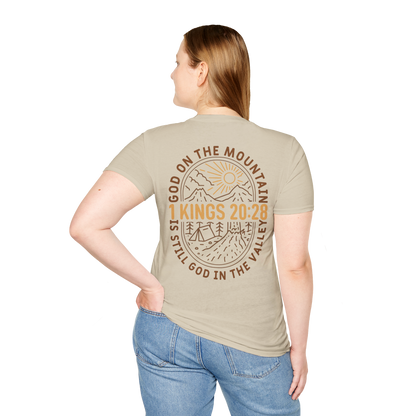 God On The Mountain Back Graphic T-Shirt