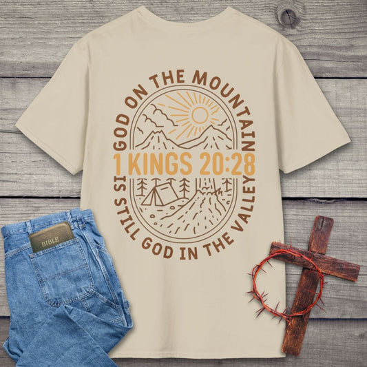 God On The Mountain Back Graphic T-Shirt