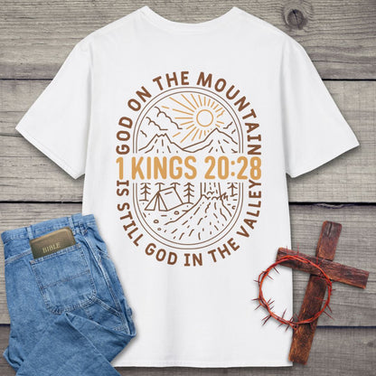 God On The Mountain Back Graphic T-Shirt