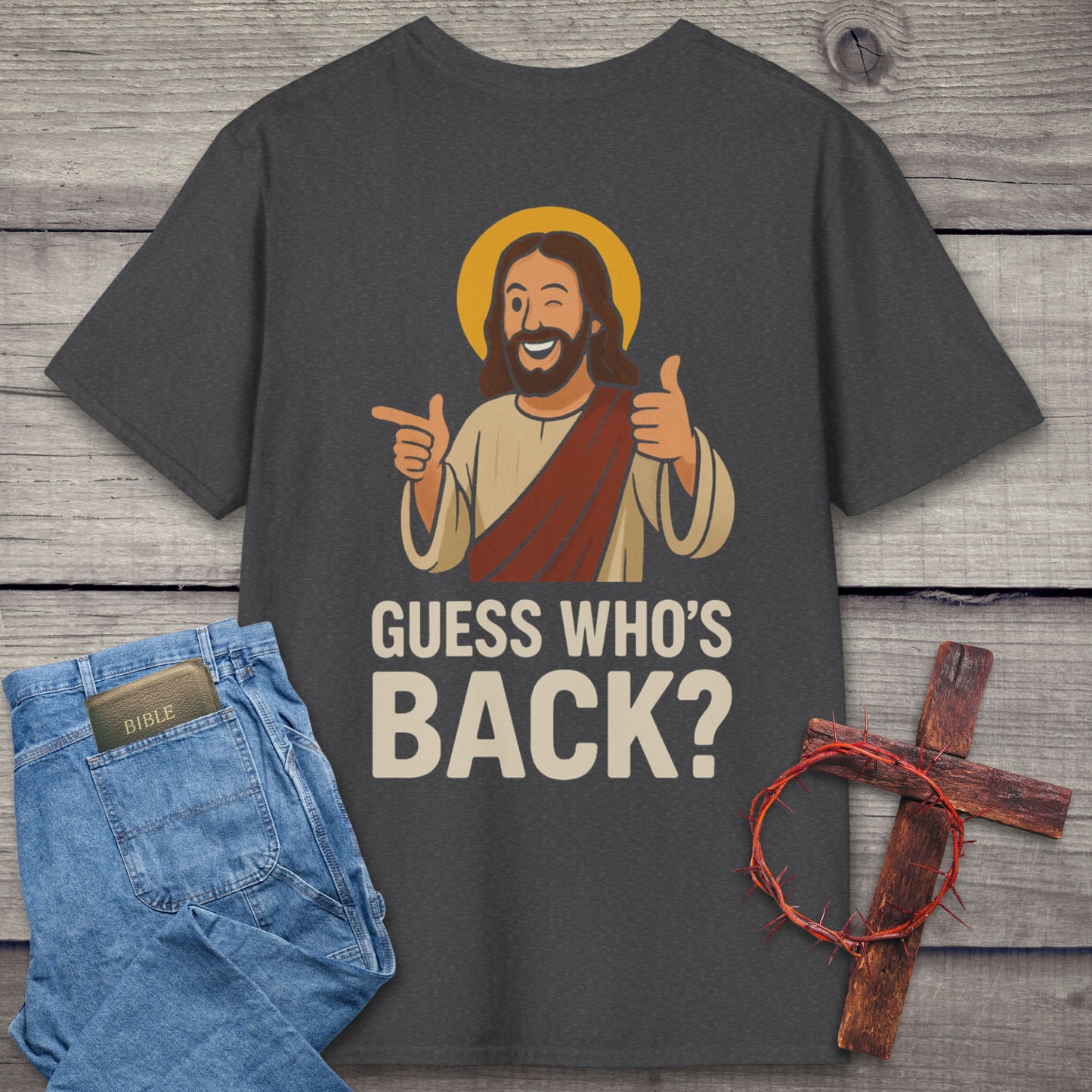 Guess Who? Back Graphic T-Shirt