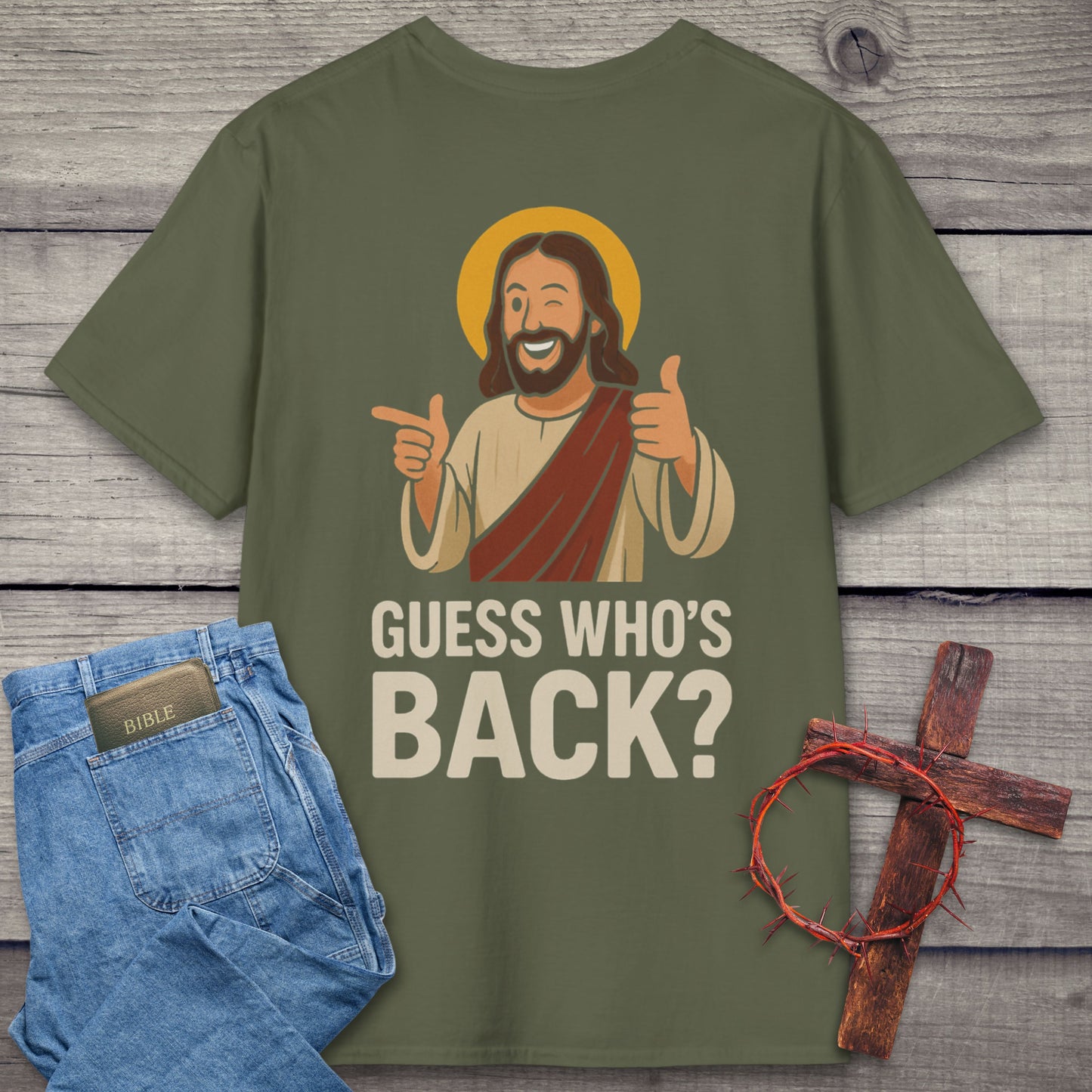 Guess Who? Back Graphic T-Shirt