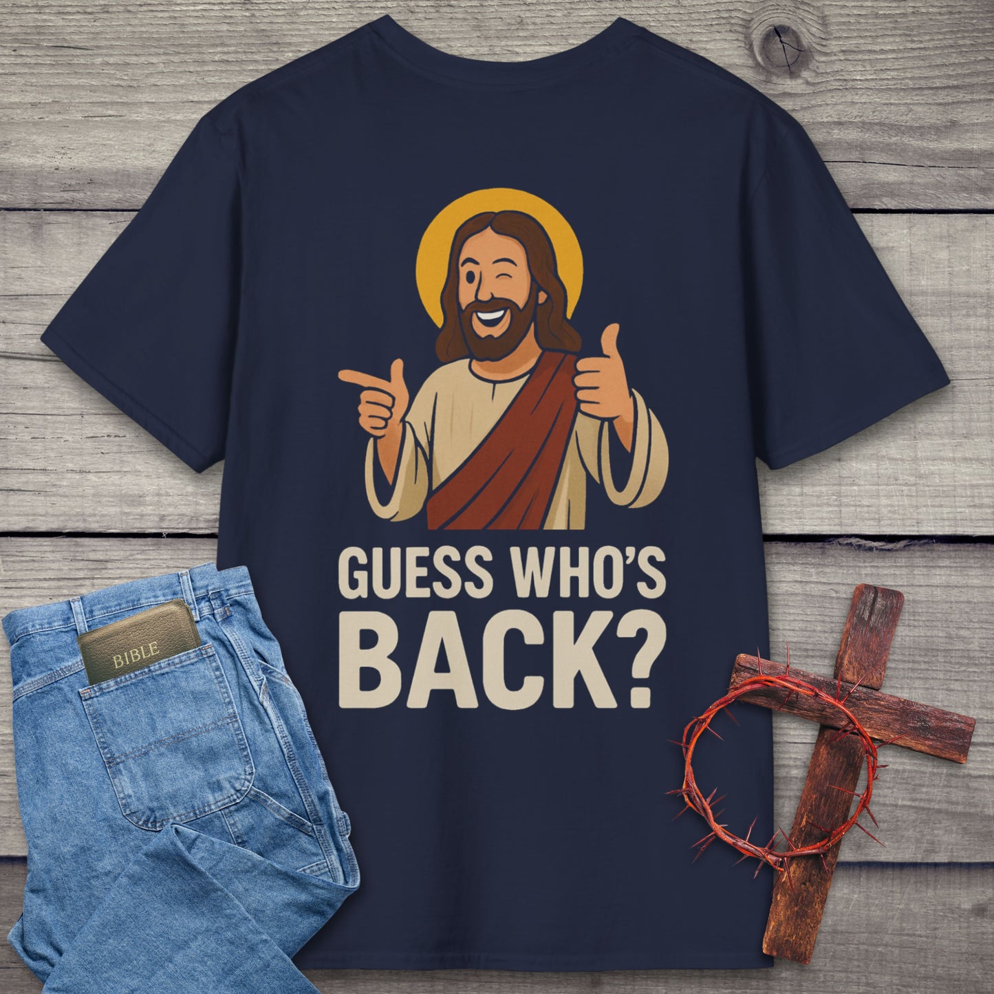 Guess Who? Back Graphic T-Shirt