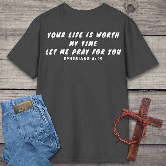 Let Me Pray For You Back Graphic T-Shirt