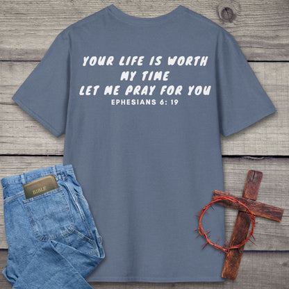 Let Me Pray For You Back Graphic T-Shirt