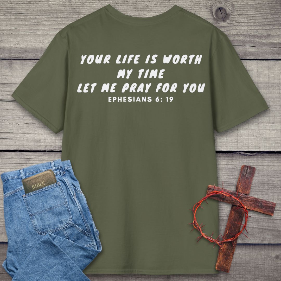 Let Me Pray For You Back Graphic T-Shirt