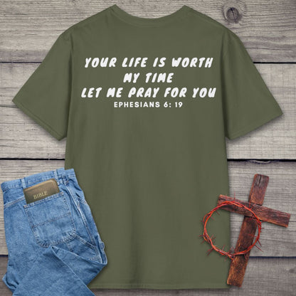 Let Me Pray For You Back Graphic T-Shirt